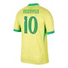 Original Fußballtrikot Brasilien Rodrygo 10 Heimtrikot 2024 Für Herren